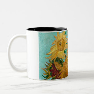 Sunflowers by Vincent van Gogh Zweifarbige Tasse