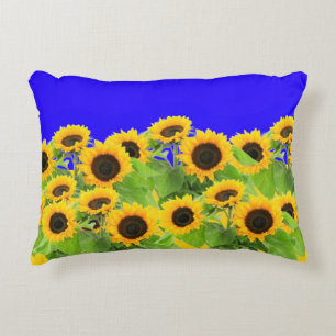 Sunflowers Coussin Ukraine Drapeau Colonnes - Libe