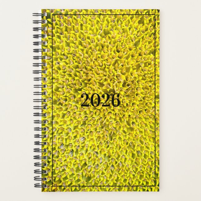 Sunflowers customizable planner planer (Vorderseite)