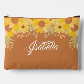 Sunflowers in bloom custom zubehörtasche