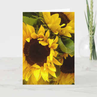 Sunflowers Karte