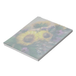 Sunflowers Notizblock