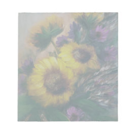 Sunflowers Notizblock