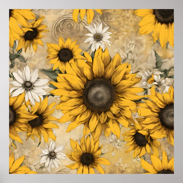 Sunflowers Poster (Vorne)
