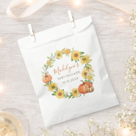 Sunflowers & Pumpkins fall Geschenktütchen
