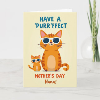 Sunglass Cats Mothers Day Card Karte