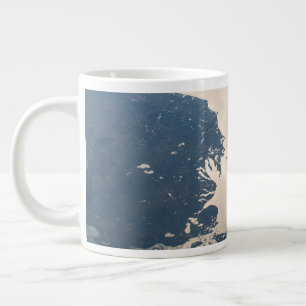 Sunglint Beams Off Lake Michigan Jumbo-Tasse