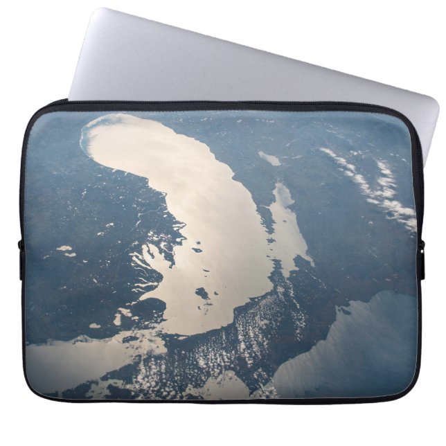 Sunglint Beams Off Lake Michigan Laptopschutzhülle (Vorderseite)