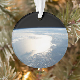 Sunglint Reflète Le Golfe Du Mexique