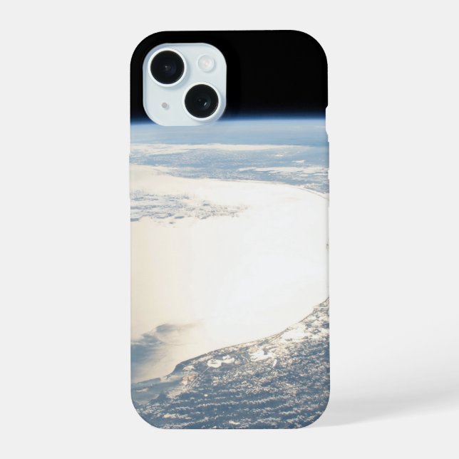 Sunglint spiegelt den Golf von Mexiko wider iPhone 15 Hülle (Rückseite)