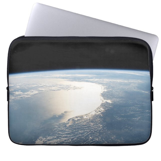 Sunglint spiegelt den Golf von Mexiko wider Laptopschutzhülle (Vorderseite)