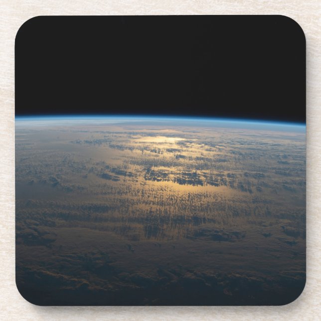 Sunglint strahlt aus einem teilweise bewölkten Süd Getränkeuntersetzer (Vorderseite)
