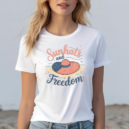 Sunhats und Freedom Patriotic T-Shirt