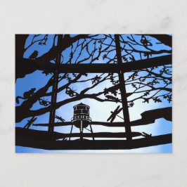 Sunken Gardens Dome Postkarte 7