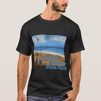 Sunken Meadow Staat Park Neu T-Shirt