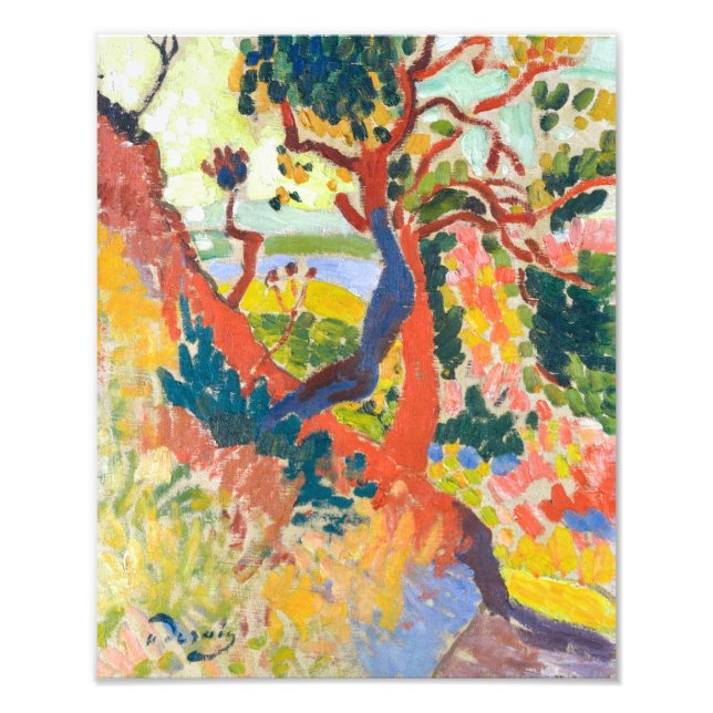 Sunken Path, L'Estaque | Andre Derain | Fotodruck (Vorne)