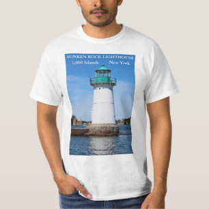 Sunken Rock Leuchtturm, New York T-Shirt