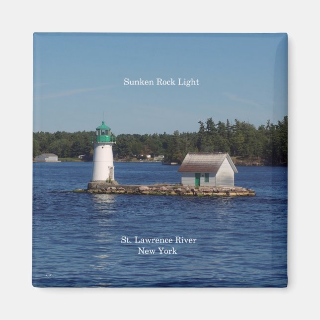 Sunken Rock Light Magnet (Vorne)
