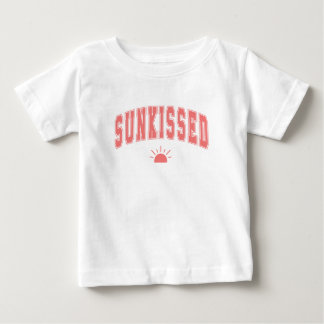 Sunkissed Varsity Summer Typography Baby T-shirt