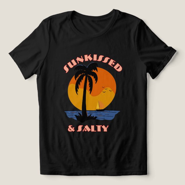Sunkissy & Salty T - Shirt (Design Vorderseite)