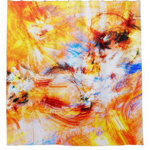 Sunlight. Abstract beautiful multicolor bright art Duschvorhang