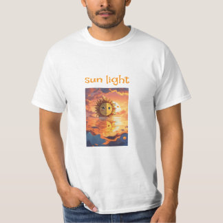Sunlight Art Printed T - Shirt