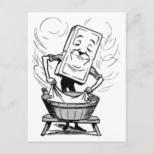 "Sunlight Soap-Werbung"-Postkarte Postkarte