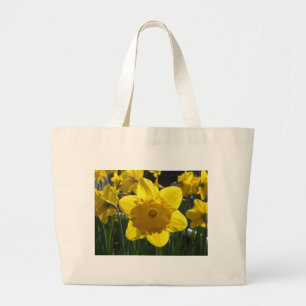 Sunlit Daffodil Jumbo Stoffbeutel