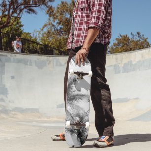 Sunlit Palm Jungle #2 #tropic #wall #art Skateboard