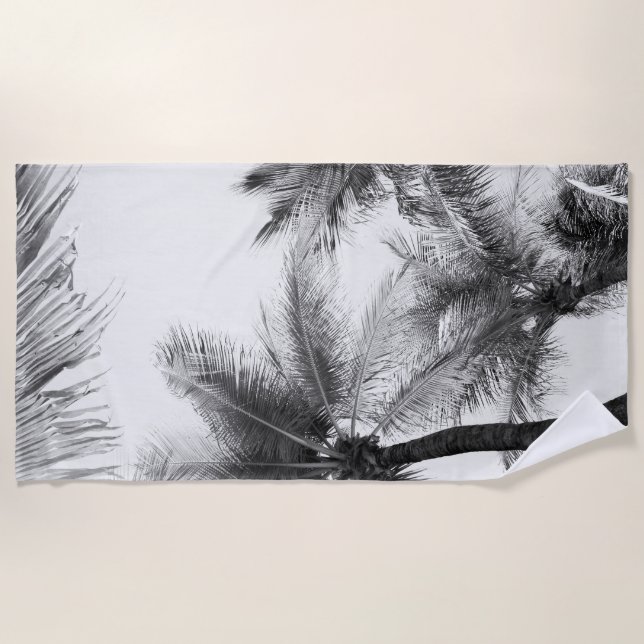 Sunlit Palm Jungle #2 #tropic #wall #art Strandtuch (Vorderseite)
