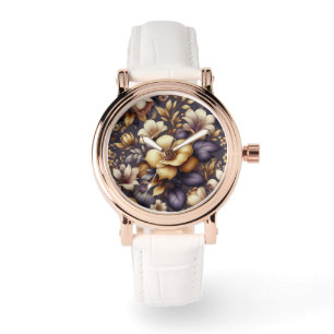Sunlit Petals und Lila Haze Armbanduhr