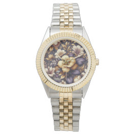 Sunlit Petals und Lila Haze Armbanduhr