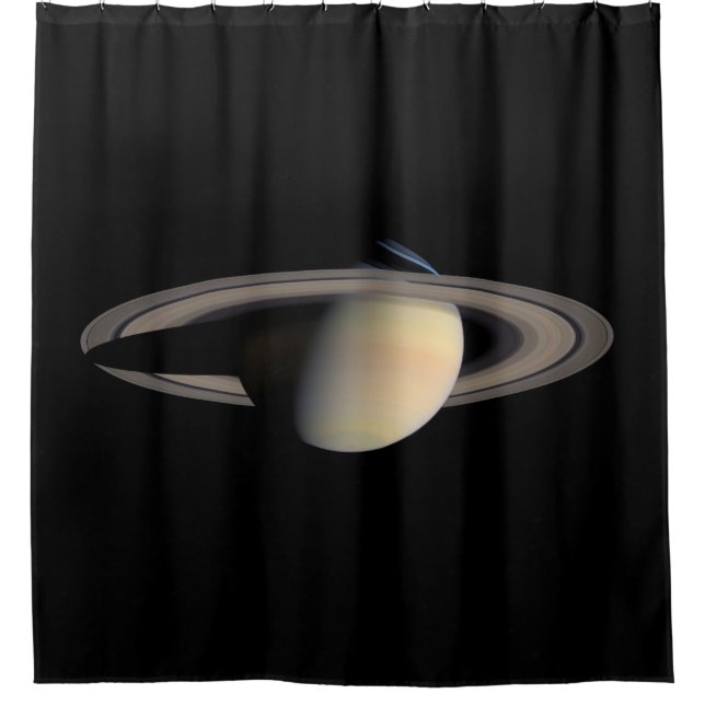 Sunlit Saturn Gas Giant Planet von Cassini Duschvorhang (Vorderseite)