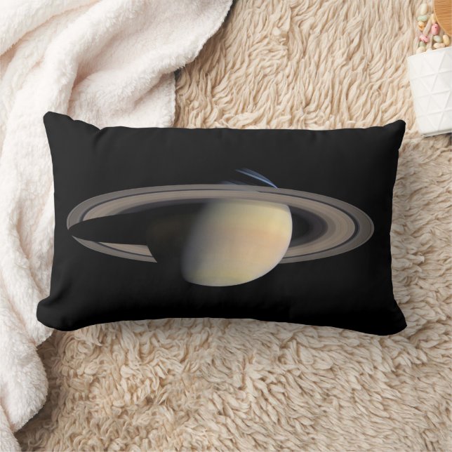 Sunlit Saturn Gas Giant Planet von Cassini Lendenkissen (Decke)