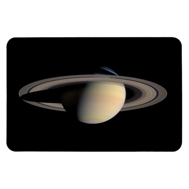 Sunlit Saturn Gas Giant Planet von Cassini Magnet (Horizontal)