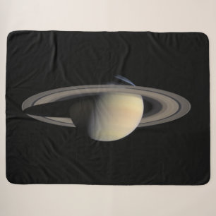 Sunlit Saturn Gas Giant Planet von Cassini Sherpadecke