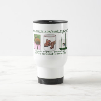 SunlitSmiles Carte de visite Travel Mug