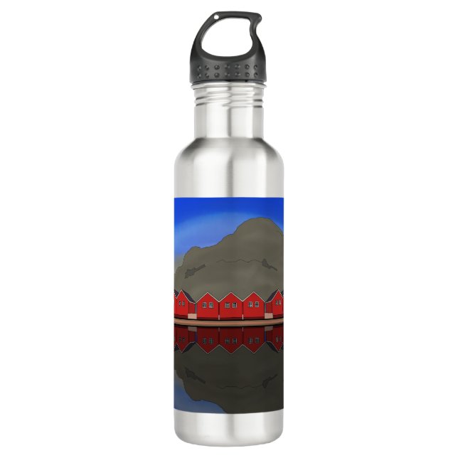 Sunndalsøra Edelstahlflasche (Vorderseite)
