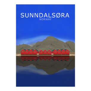 Sunndalsøra Fotodruck