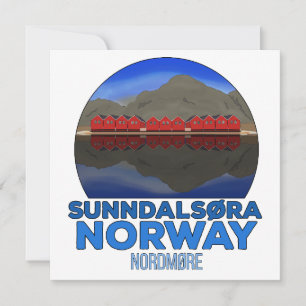 Sunndalsøra Nordmøre Norwegen Dankeskarte
