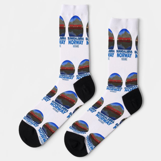 Sunndalsøra Nordmøre Norwegen Socken (Linkes Detail)