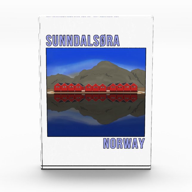 Sunndalsora Norwegen Skandinavien Fotoblock (Vorderseite)