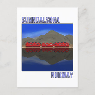 Sunndalsora Norwegen Skandinavien Postkarte