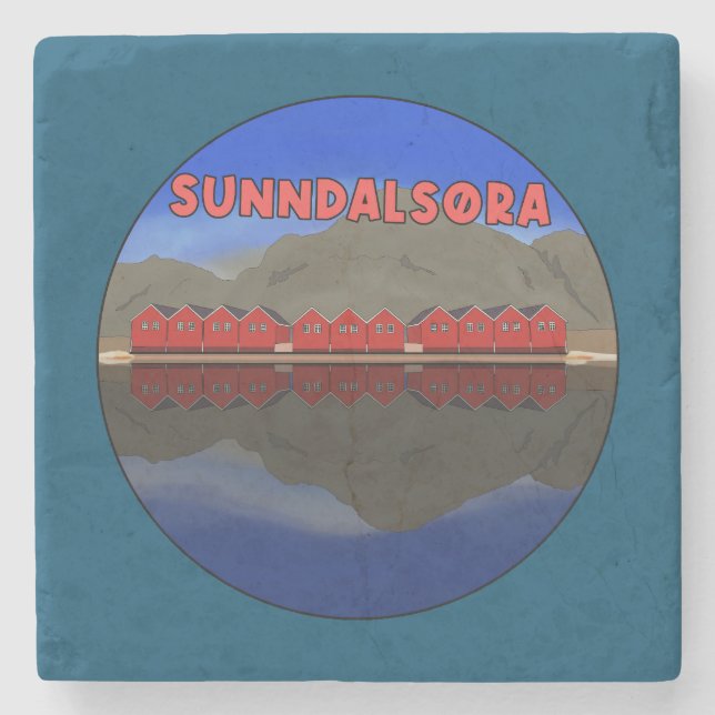 Sunndalsøra Steinuntersetzer (Vorderseite)