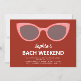 Sunnies Beach Bachelorette Einladung