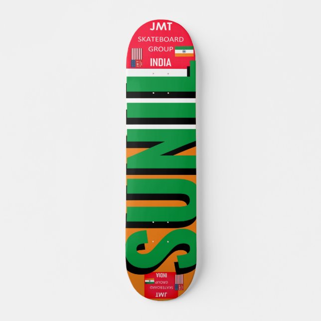 SUNNIL JMT INDIA 7 3/4" Skateboard Deck (Vorne)