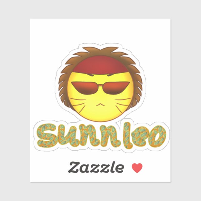 Sunnleo-Sticker Aufkleber (Blatt)