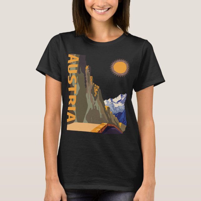 Sunny Austria T-Shirt (Vorderseite)