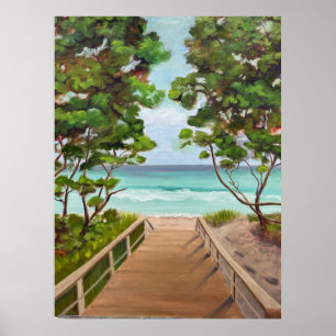 Sunny Beach Escape Poster