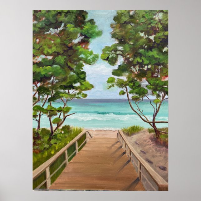 Sunny Beach Escape Poster (Vorne)